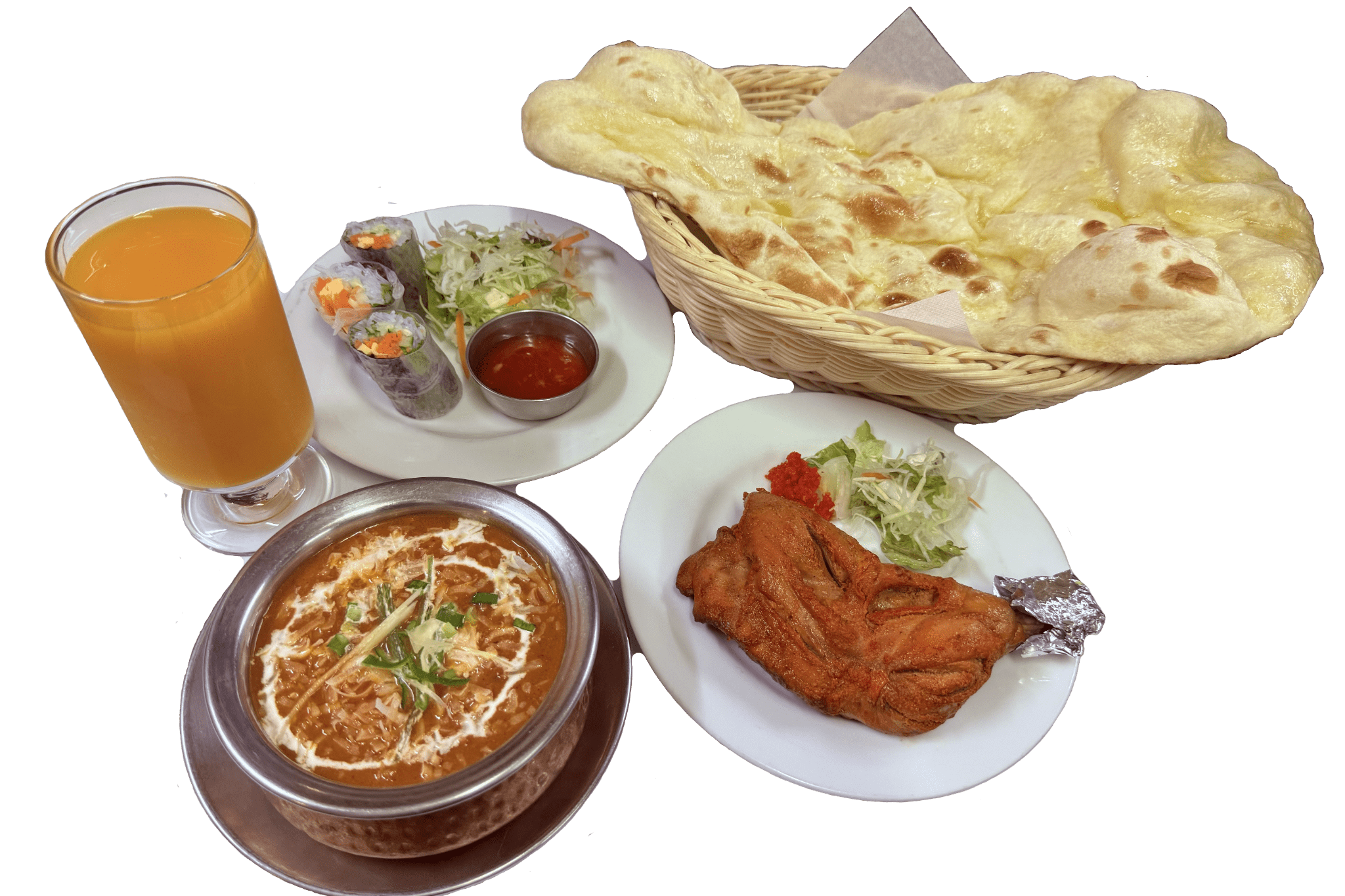 ココナッツチキンマサラカレーカレーセット